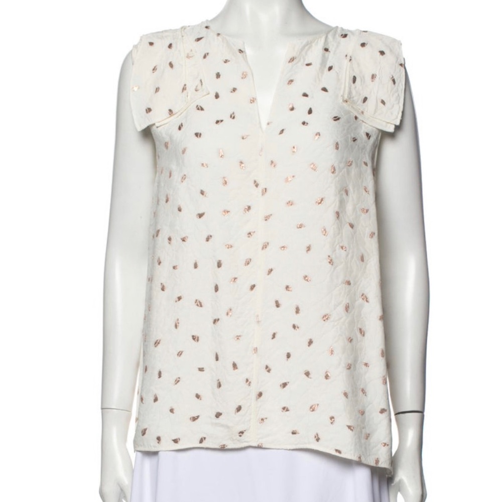 Chloe print top size M rose gold